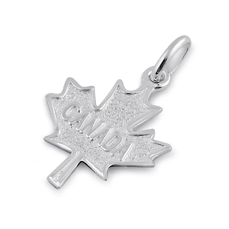 Sterling Silver Canada Pendant