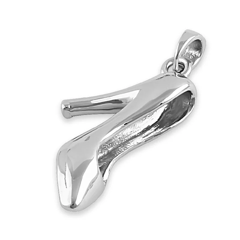 Sterling Silver High Heel Pendant