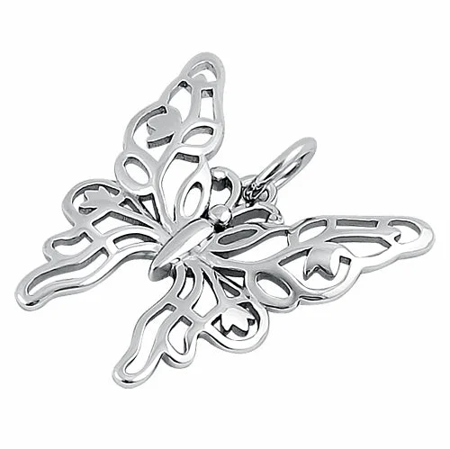 Sterling Silver Unique Butterfly Pendant