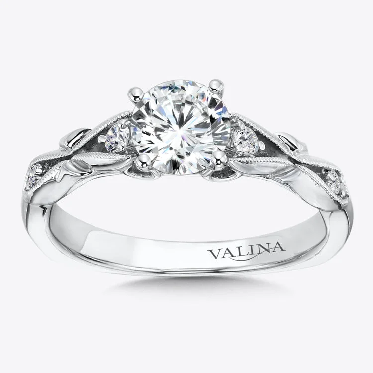 Diamond Engagement Ring With Side Stones