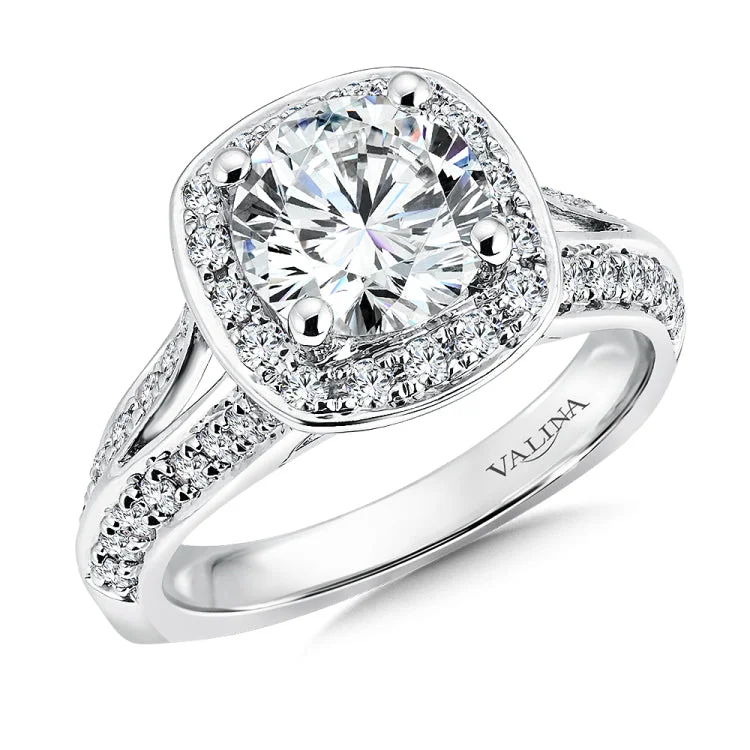 Halo Style Diamond Engagement Ring