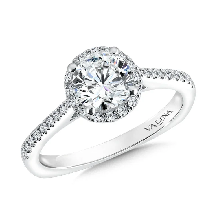 Halo Style Diamond Engagement Ring