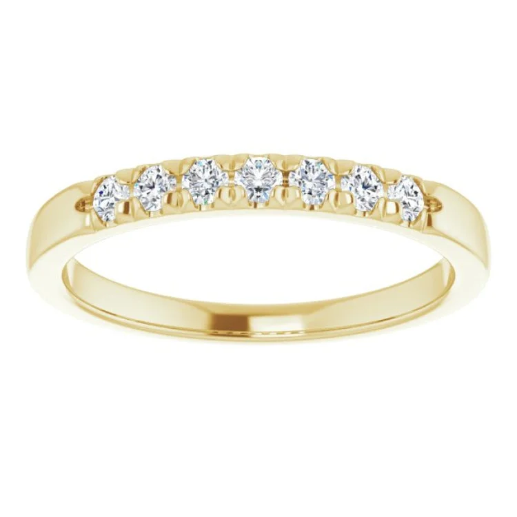 14K Yellow 1/5 CTW Natural Diamond Anniversary Band