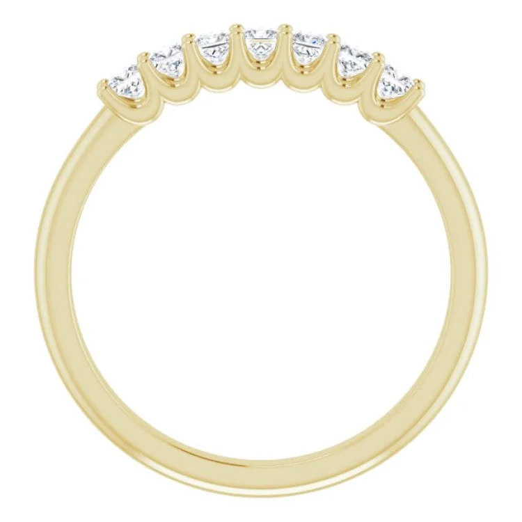 14K Yellow 1/3 CTW Natural Diamond Anniversary Band