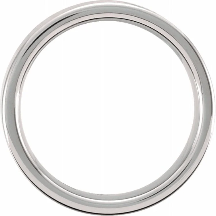 Tungsten 6 mm Flat Satin Band Size 10.5