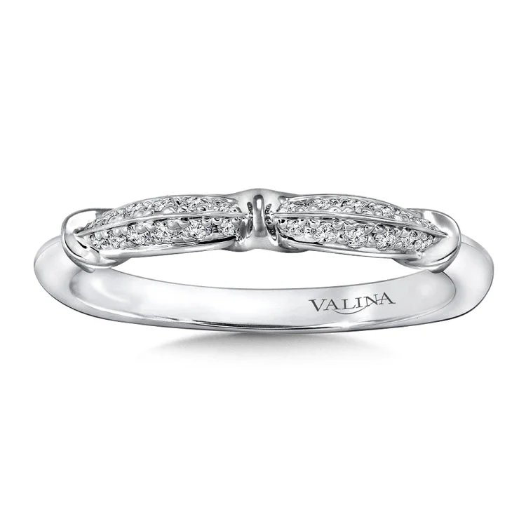 True fit matching diamond wedding band and a beautiful reminder of that special day for years to come.