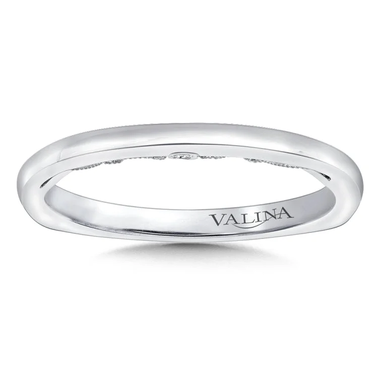 True fit matching diamond wedding band and a beautiful reminder of that special day for years to come.