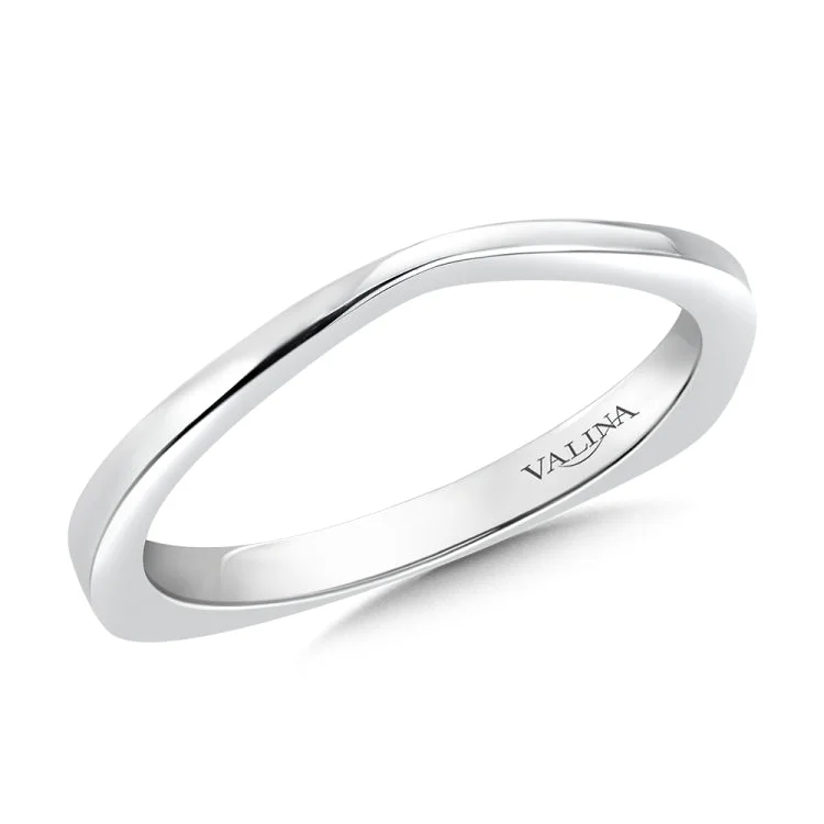 True fit matching diamond wedding band and a beautiful reminder of that special day for years to come.