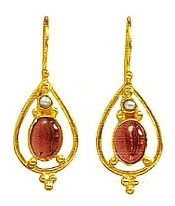 Baraketh Garnet Earrings