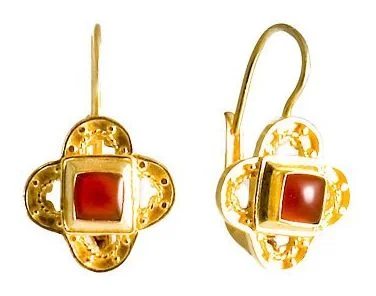 Byzantine Carnelian Earring