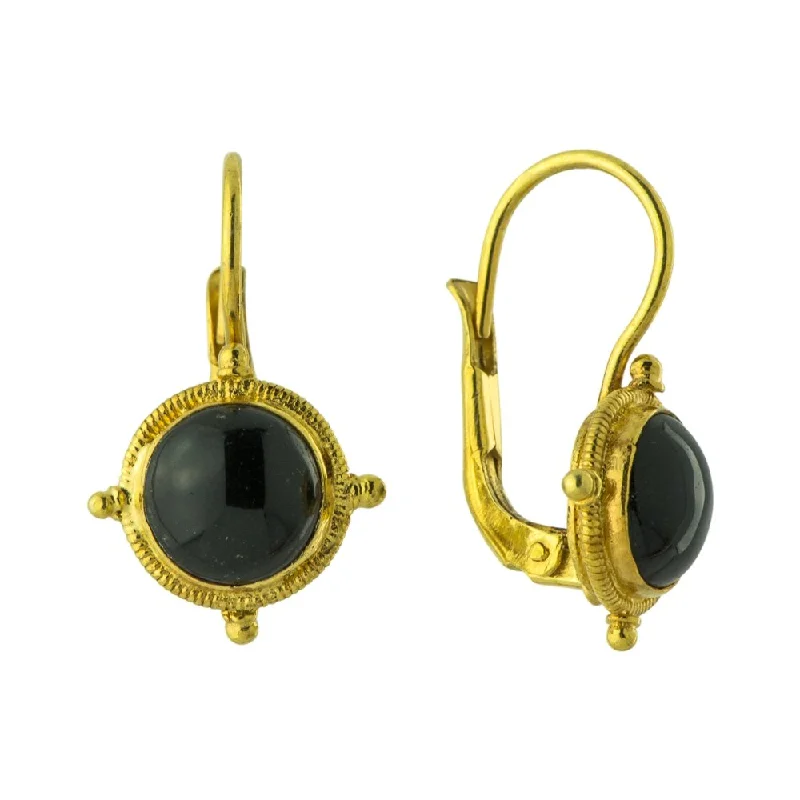 Celebrity Onyx Earring