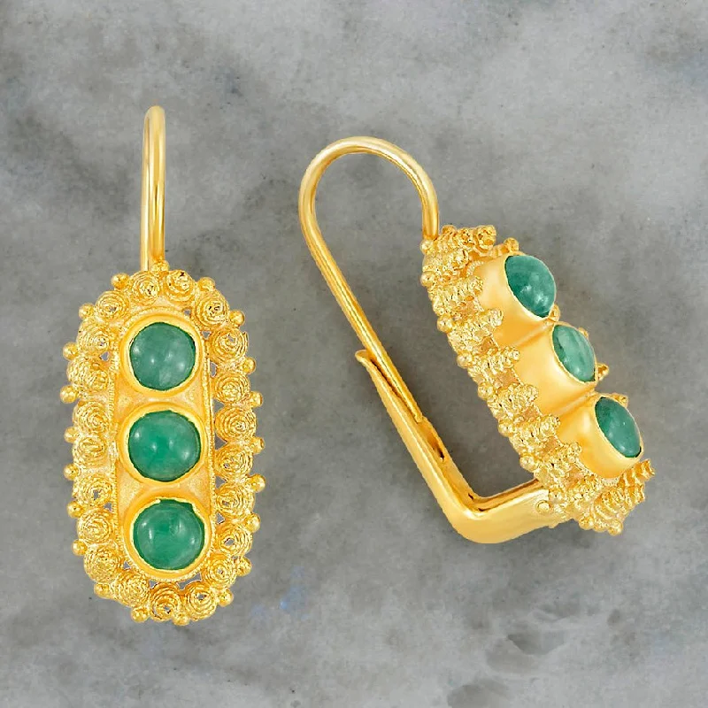 Esmerelda Emerald Earrings