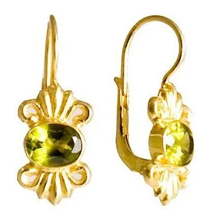 Isolde Peridot Earrings