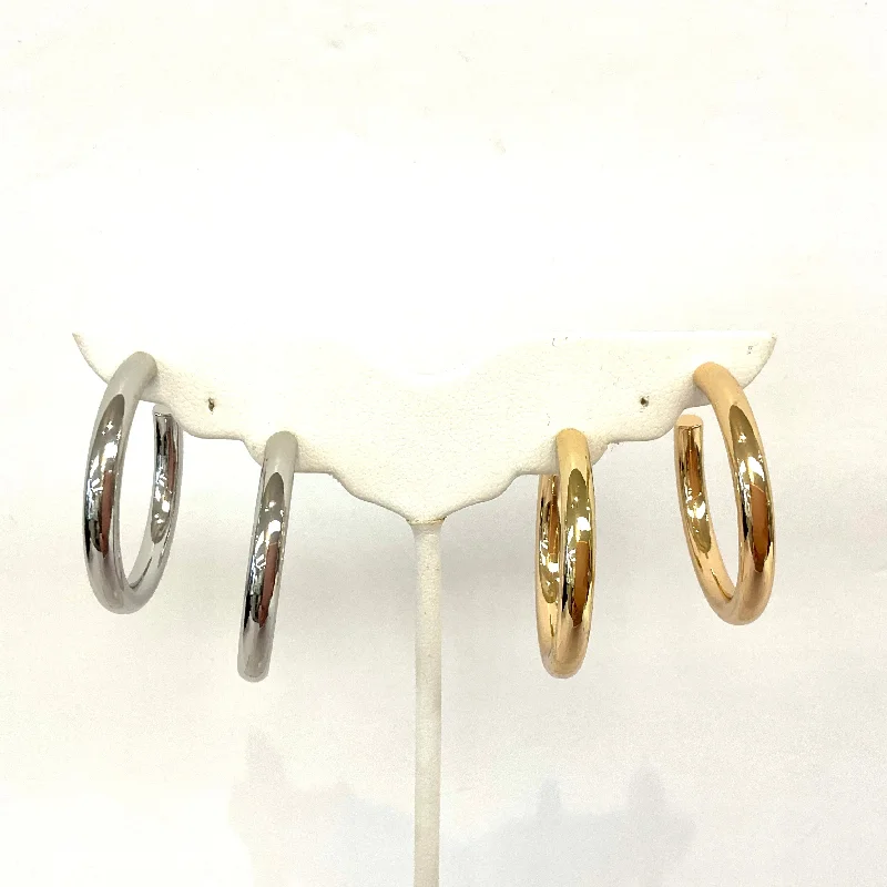 Medium Hollow Hoops