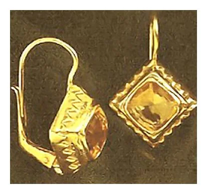 Tripoli Citrine Earrings