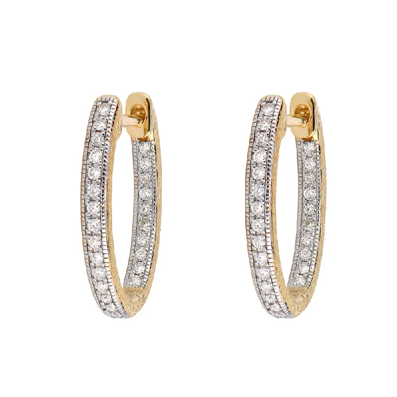 Jude Frances Delicate Small Oval Hoop Earrings