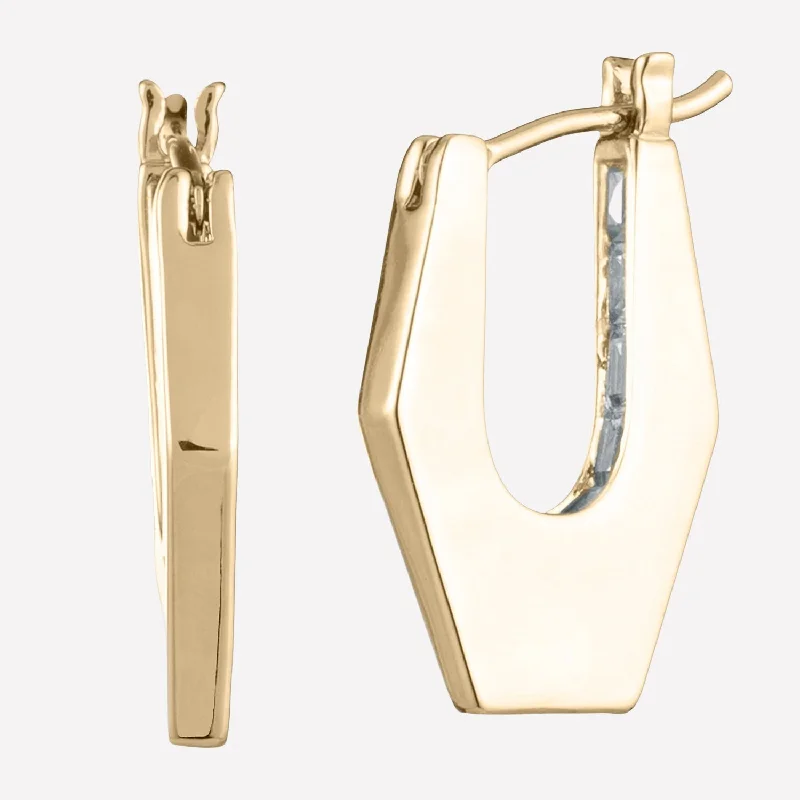 Marceline Hinged Huggie Hoop Earrings