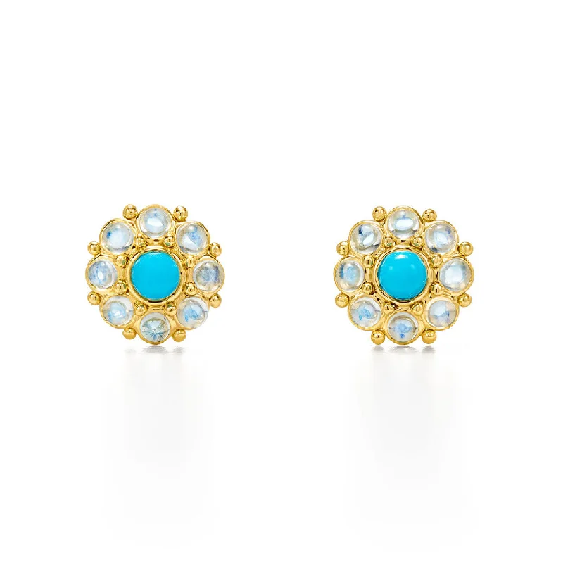 Temple St. Clair Turquoise Mini Stella Earrings