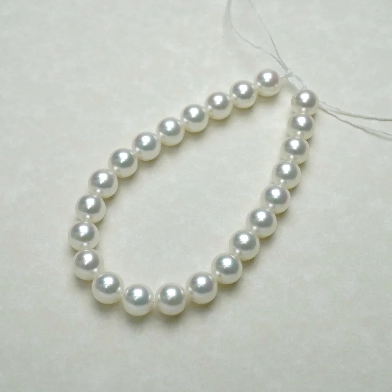 7.55-8.01 mm GIA Certified Hanadama Akoya Pearl Bracelet