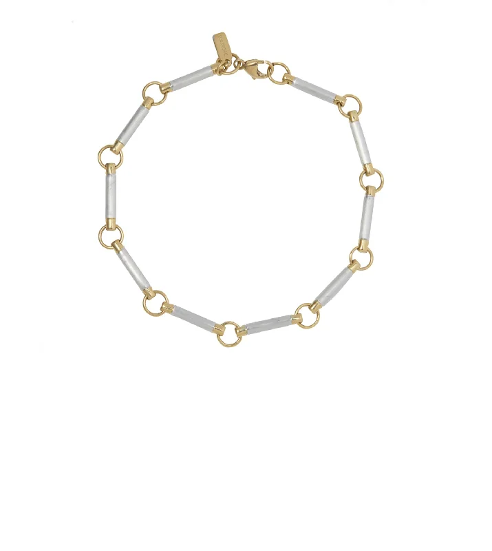 Mixed Gold Element Chain Bracelet