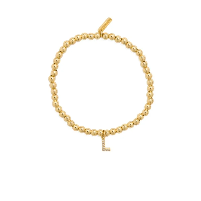 GOLDEN DOT LETTER BRACELET