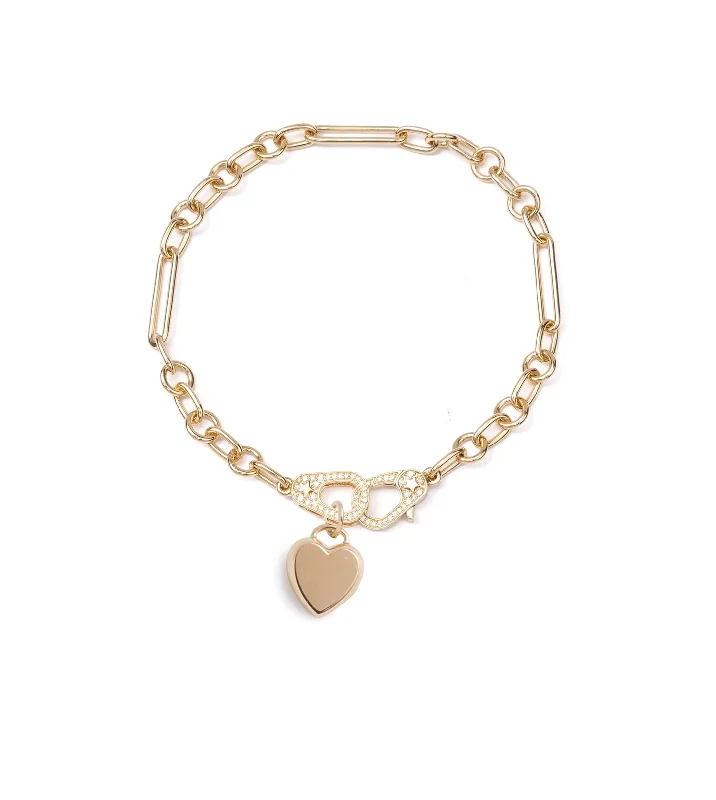 Heart Ingot - Love : Sister Hooks Small Mixed Clip Bracelet