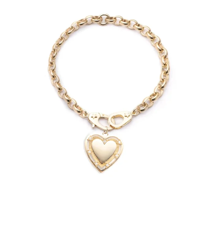 Heart Token - Love : Heavy Belcher Sister Hook Bracelet