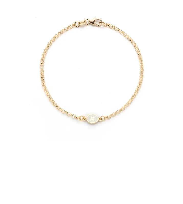 Love Knot - Love : Round Sequence Chain Bracelet