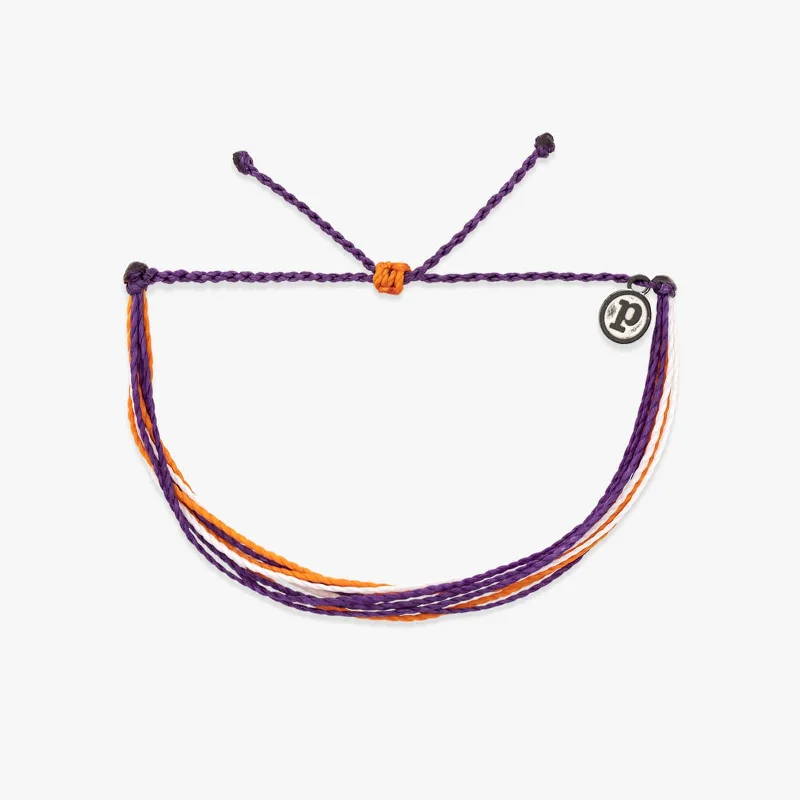 Orange, Purple & White Bracelet