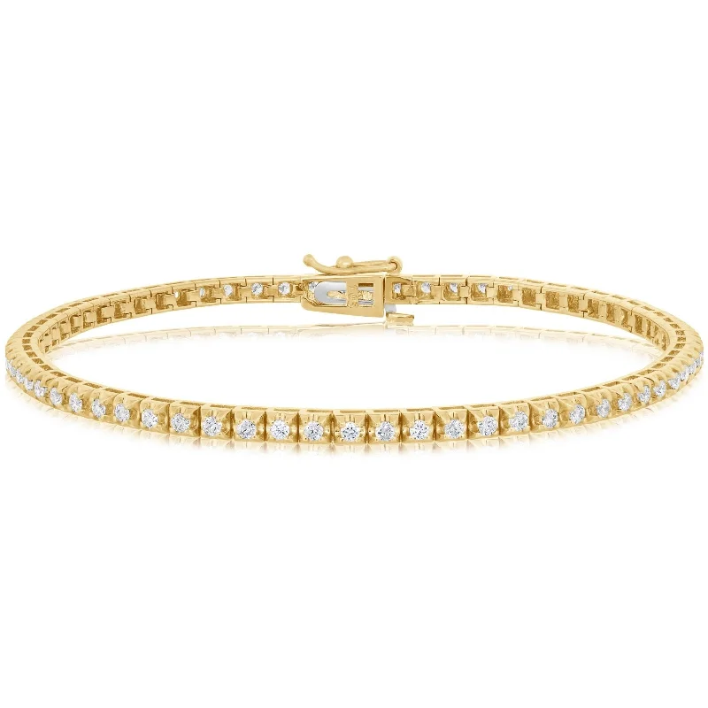 1 Carat Diamond Tennis Bracelet