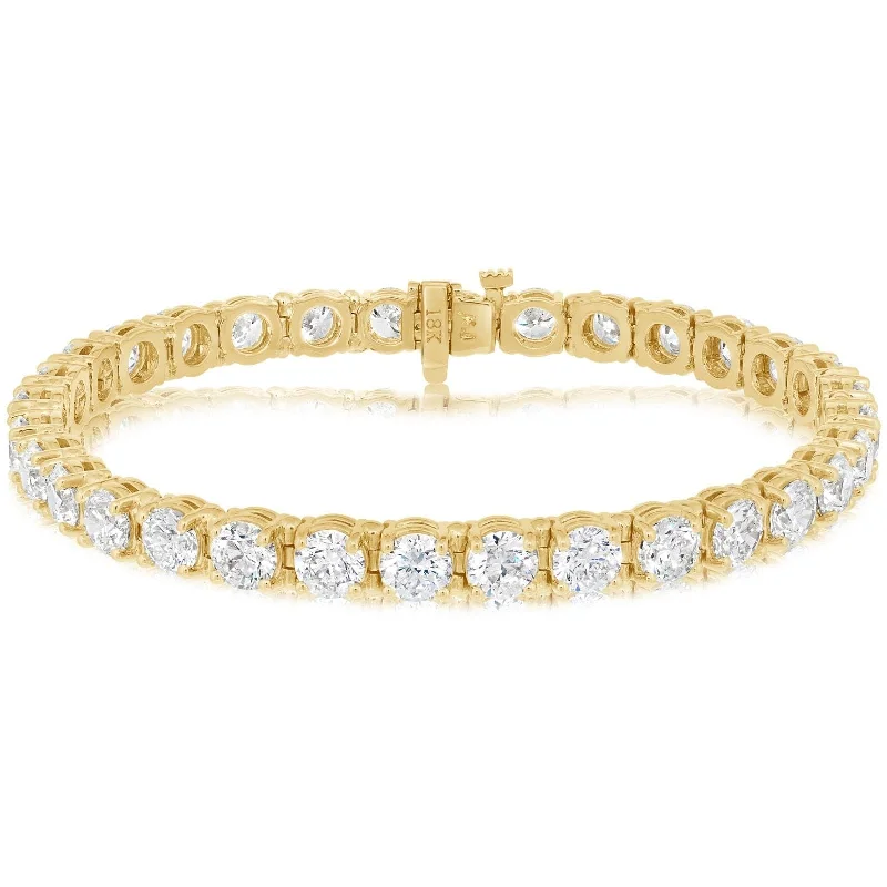 12.5 Carat Diamond Tennis Bracelet