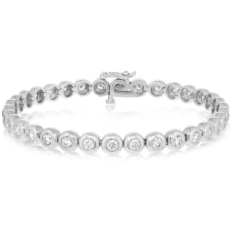 2 1/2 Carat Diamond Line Bracelet