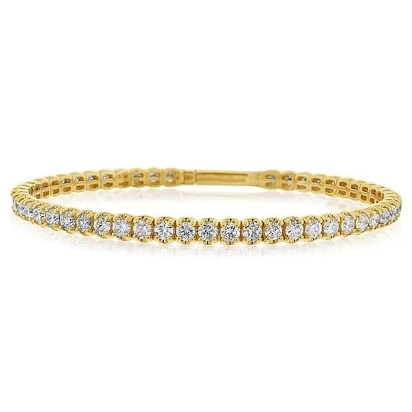 5.10 Carat Diamond Flex Bangle Bracelet