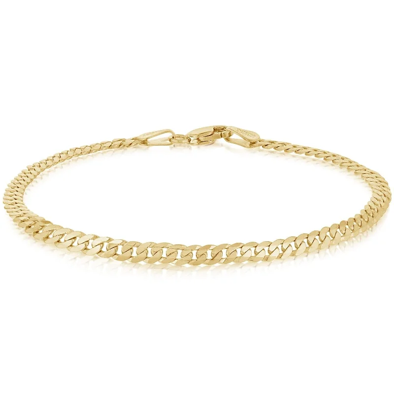 7.25" Tight Cuban Chain Bracelet