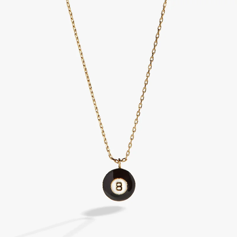 Nostalgia Eight Ball Necklace