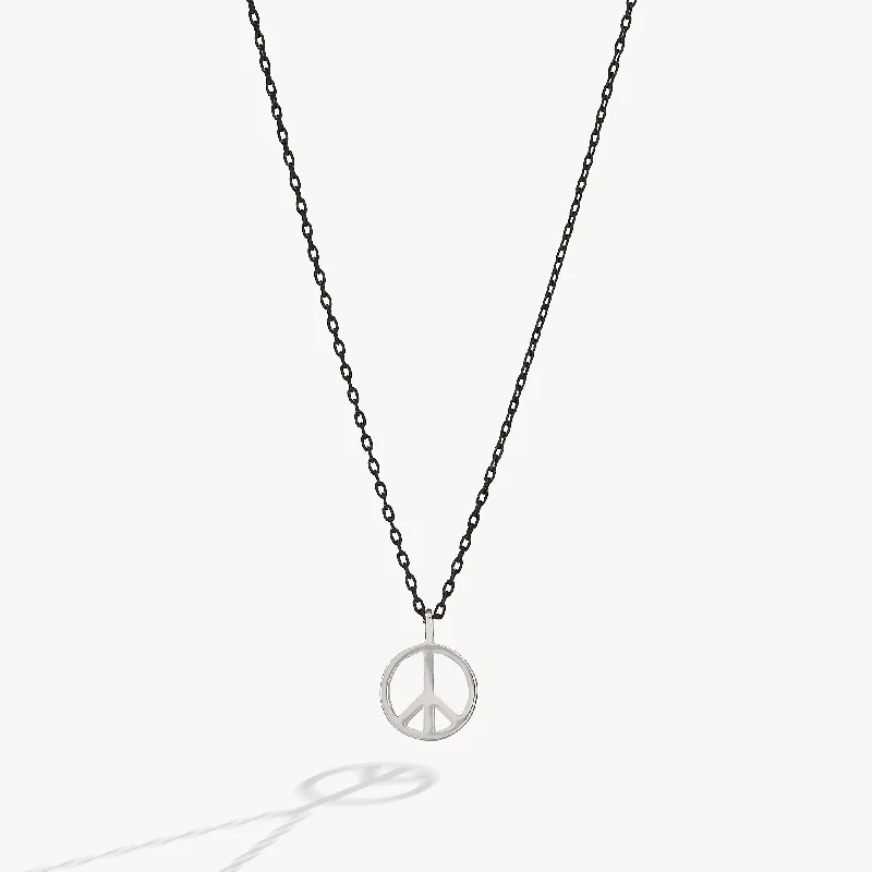 Nostalgia Peace Sign Necklace