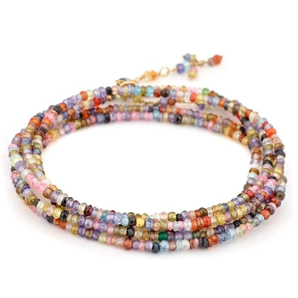 ANNE SPORTUN Wrap Multicolored Beaded Bracelet