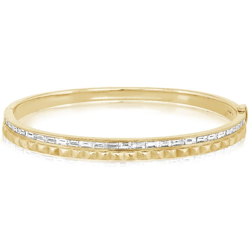 Baguette Diamond Fashion Bangle Bracelet