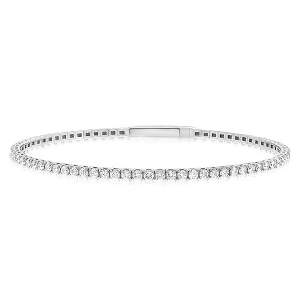 Diamond Flex Bangle Bracelet