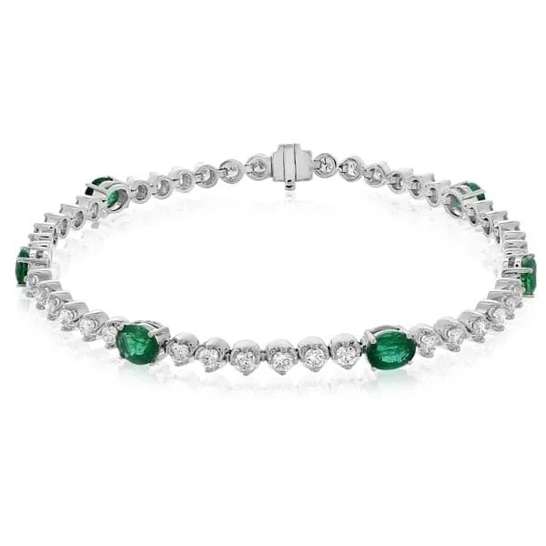 Emerald & Diamond Bracelet