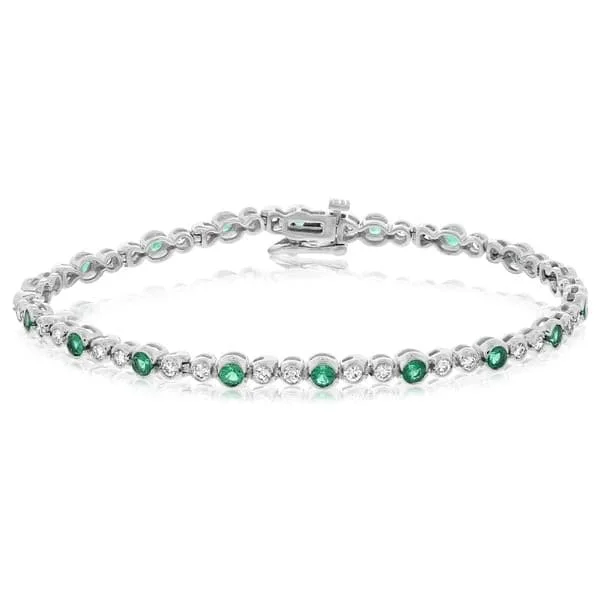 Emerald and Diamond Bracelet