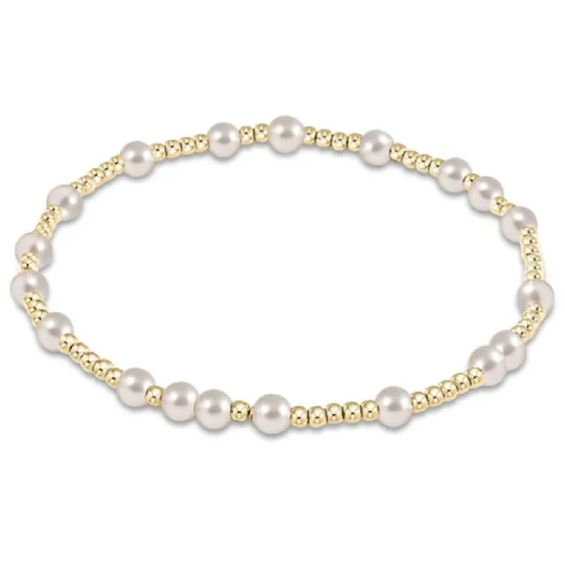 enewton 7.25" Extends Hope Unwritten Bracelet - Pearl