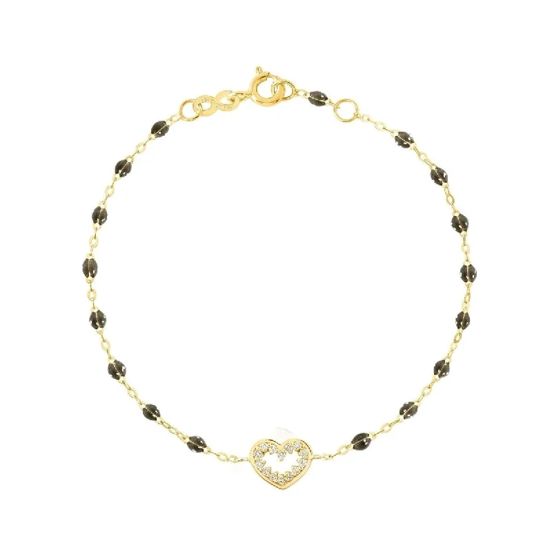 GIGI CLOZEAU Heart Supreme Diamond Bracelet in Quartz