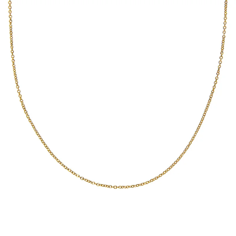 Goldbug Tiny Cable Chain Necklace