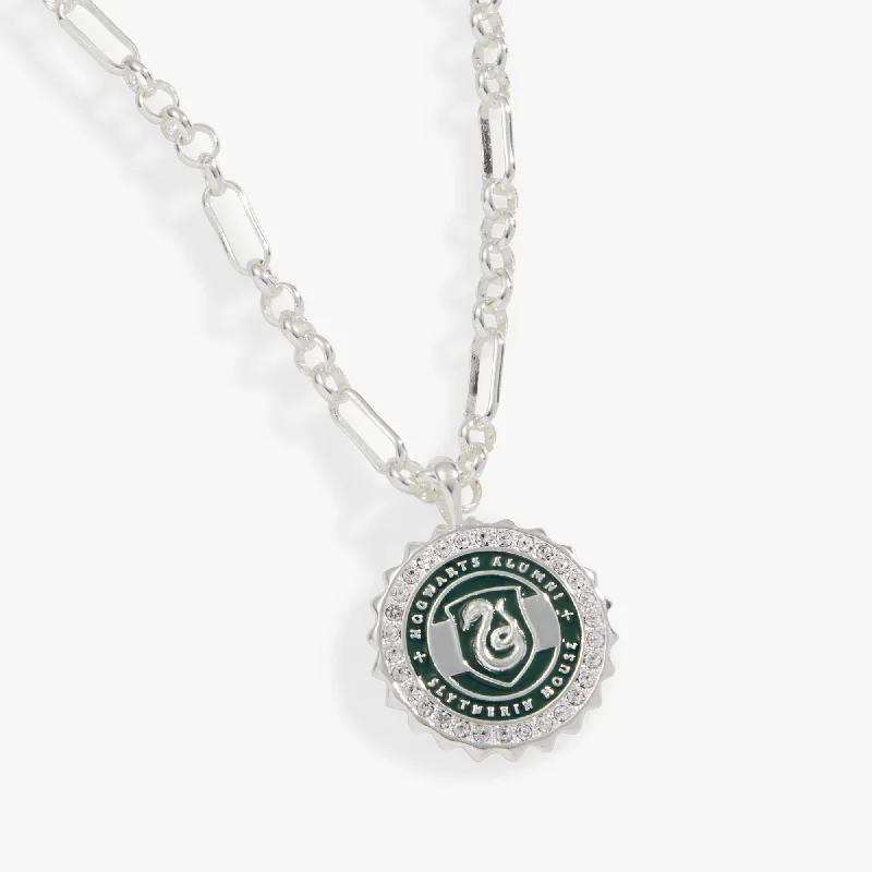 Harry Potter™ Slytherin House Pendant Necklace, Adjustable