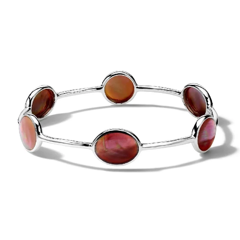 IPPOLITA Polished Rock Candy Brown Shell Bangle