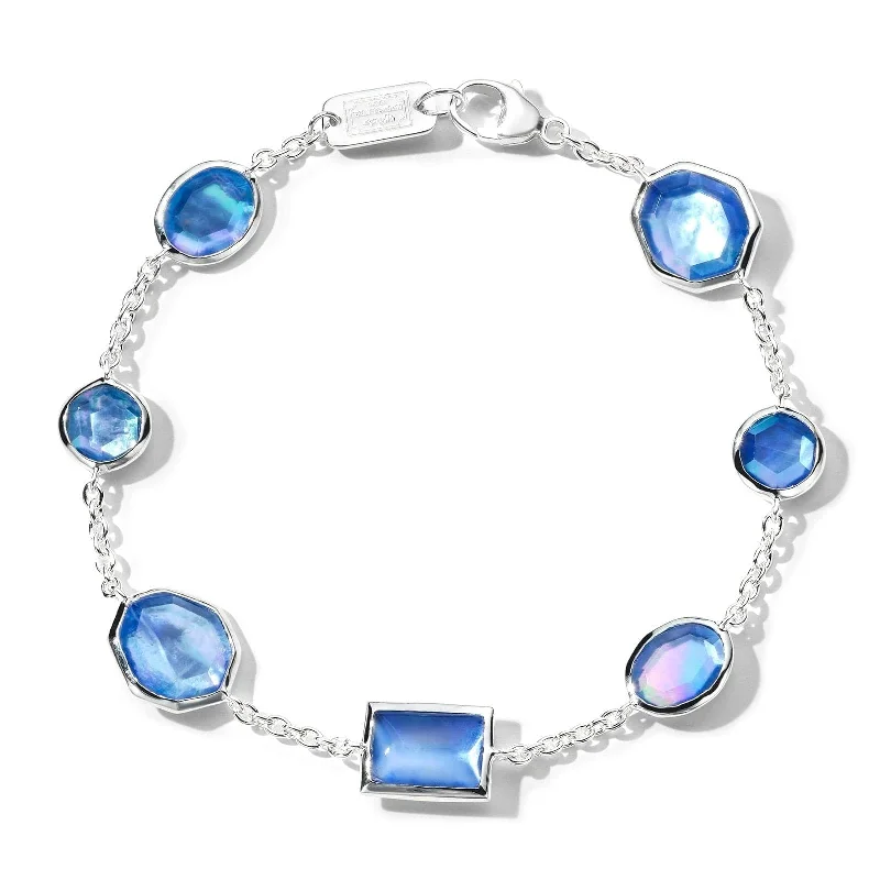 IPPOLITA Rock Candy Mixed-Cut Bracelet in Lapis