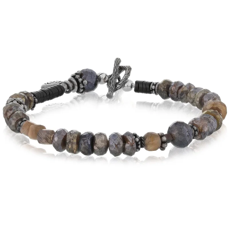 JILL DUZAN 8'' Labradorite Bracelet