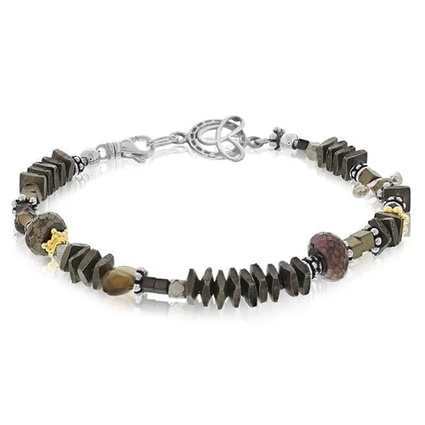 JILL DUZAN Bronze & Cognac Quartz Bracelet