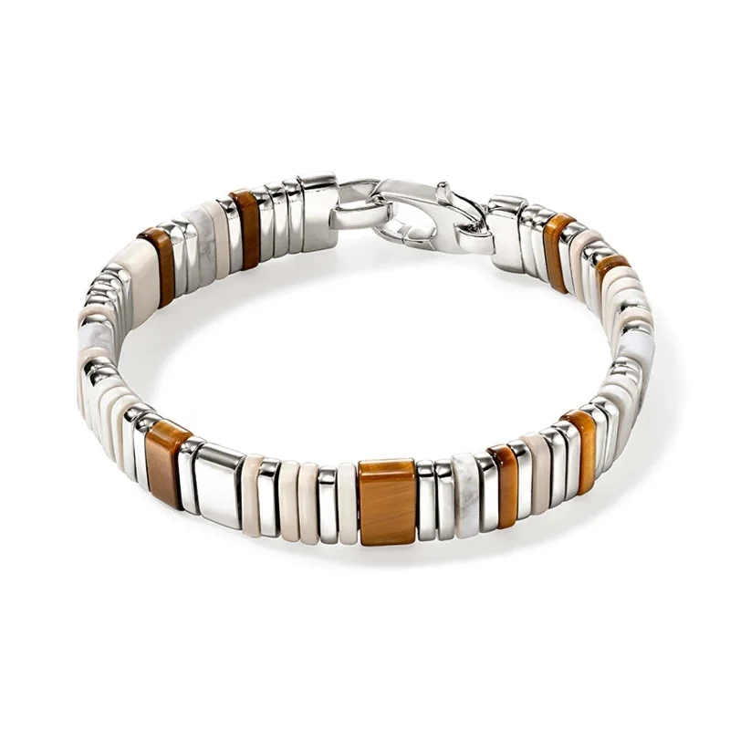 JOHN HARDY Brown & White Colorblock Bracelet